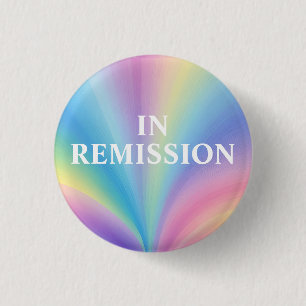 In remissie badge – Healing Pastel Design Ronde Button 3,2 Cm