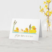 In rij kaart (Gele Bloem)