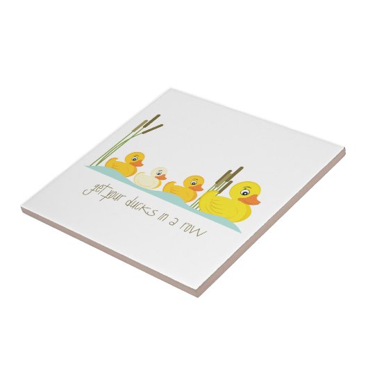 In rij tegeltje (Zijkant)