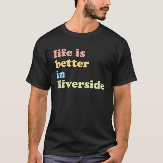 In Riverside CA T-shirt (Voorkant)