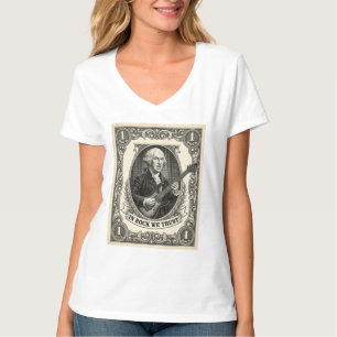 In Rock We Trust 1 Rock Washington Gitaar Vintage T-shirt
