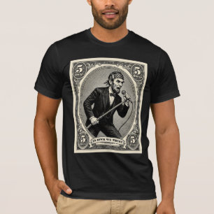 In Rock We Trust 5 Rocks Lincoln Zanger T-shirt