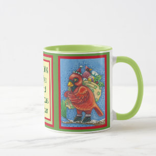 IN RODE SANTA, CHRISTMAS CARDINAL MOK Verse