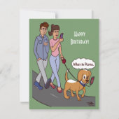 In Rome een vlakke Kaart (Voorkant)