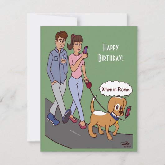 In Rome een vlakke Kaart (Voorkant)