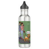 In Rome een vlakke Kaart Waterfles (Links)