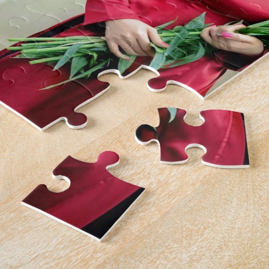 in rood legpuzzel (Zijkant)