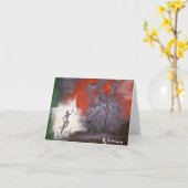 In Route Blank Notecard Kaart (Gele Bloem)