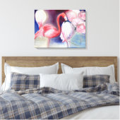  in roze 2012 canvas afdruk (Insitu (Slaapkamer))