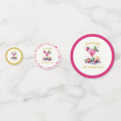  in Roze 30e Verjaardagsviering Confetti (Voorkanten)