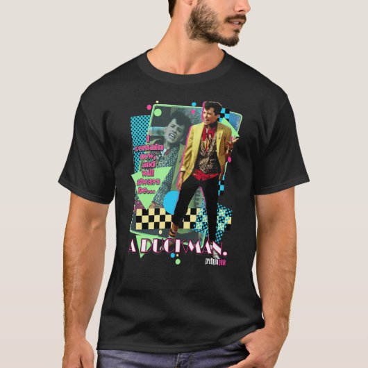  in roze A Duckman T-shirt (Voorkant)