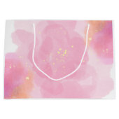 " in roze" Abstracte geschenktas Groot Cadeauzakje (Voorkant)