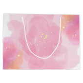 " in roze" Abstracte geschenktas Groot Cadeauzakje (Achterkant)