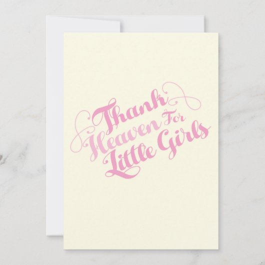 in roze Babyschoenen Kaart (Achterkant)