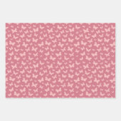  in Roze Ballerina Girl's Verjaardagsfeestje Inpakpapier Vel (Voorkant 2)