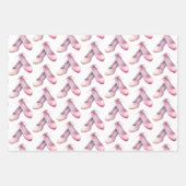  in roze balletjurk inpakpapier vel (Voorkant 3)