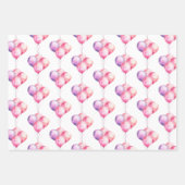  in roze balletjurk inpakpapier vel (Voorkant 2)