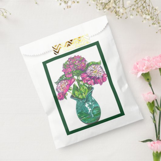  in roze bedankzakje (Gezegeld)