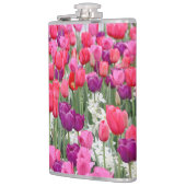 in roze bloemblaadjes heupfles (Links)