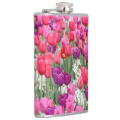 in roze bloemblaadjes heupfles (Rechts)
