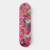 in roze bloemblaadjes persoonlijk skateboard (Voorkant)