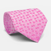 in roze bloemblaadjes Stropdas (Opgerold)