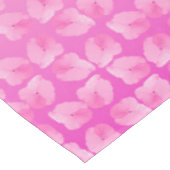  in roze bloemblaadjes tafelkleed (Gekanteld)
