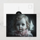 in roze, blond haar pop Briefkaart (Voorkant / Achterkant)