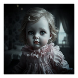 in roze, blond haar pop (Miss januari) Perfect Poster