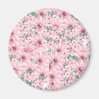  in Roze: Blushing Blooms Magneten
