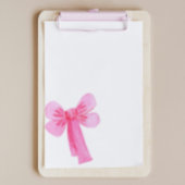  in Roze Bow Bridal Shower Invitation Kaart