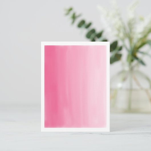 in roze Briefkaart (Staand voorkant)