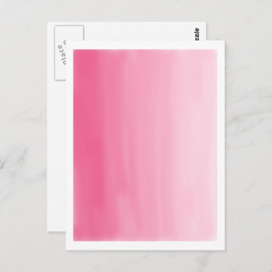  in roze Briefkaart (Voorkant / Achterkant)