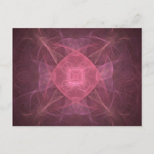  in roze briefkaart (Voorkant)