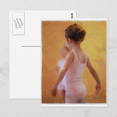 In roze briefkaart (Voorkant / Achterkant)