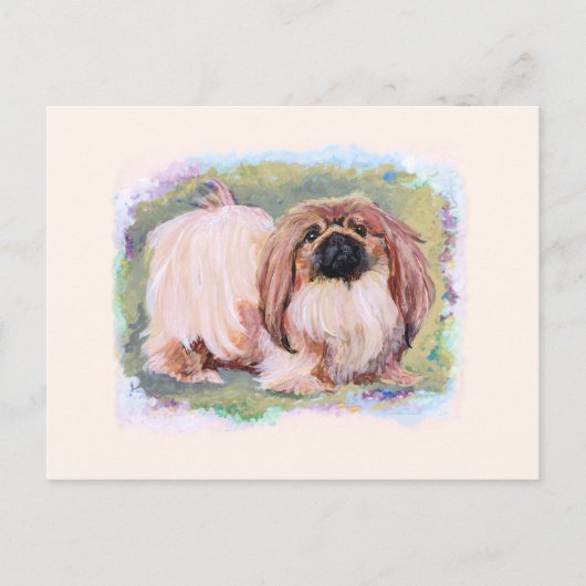 in roze briefkaart (Voorkant)