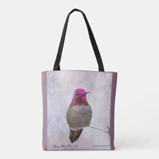  in roze Canvas tas (Achterkant)