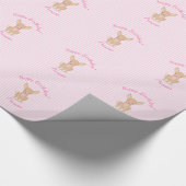  in Roze Chihuahua Cadeaupapier (Hoek)