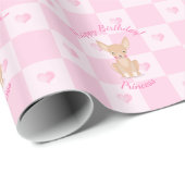 in Roze Chihuahua Cadeaupapier (Rol Hoek)