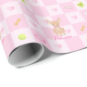 in Roze Chihuahua Cadeaupapier (Rol Hoek)