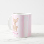in Roze Chihuahua Koffiemok (Voorkant links)