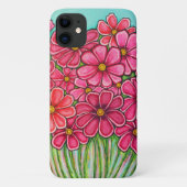 in Roze Cosmos IPhone Case (Achterkant)