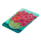 in Roze Cosmos Magnet door Lisa Lorenz Magneet (Linkerzijde)
