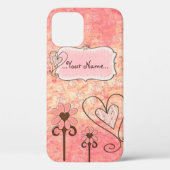 in Roze CUSTOM Naam Case-Mate iPhone Case (Achterkant)