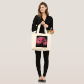 In roze Daisy Bag Grote Tote Bag (Voorkant (model))