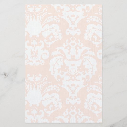  in roze Damask & Warm Briefpapier (Achterkant)