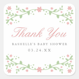  in Roze Dank u Stickers