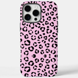 in roze dierenprint iPhone 16 pro max hoesje