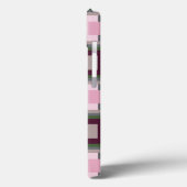 in roze en groen kleurenblok Case-Mate iPhone case (Achterkant / Links)