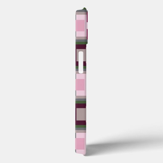  in roze en groen kleurenblok Case-Mate iPhone case (Achterkant / Rechts)